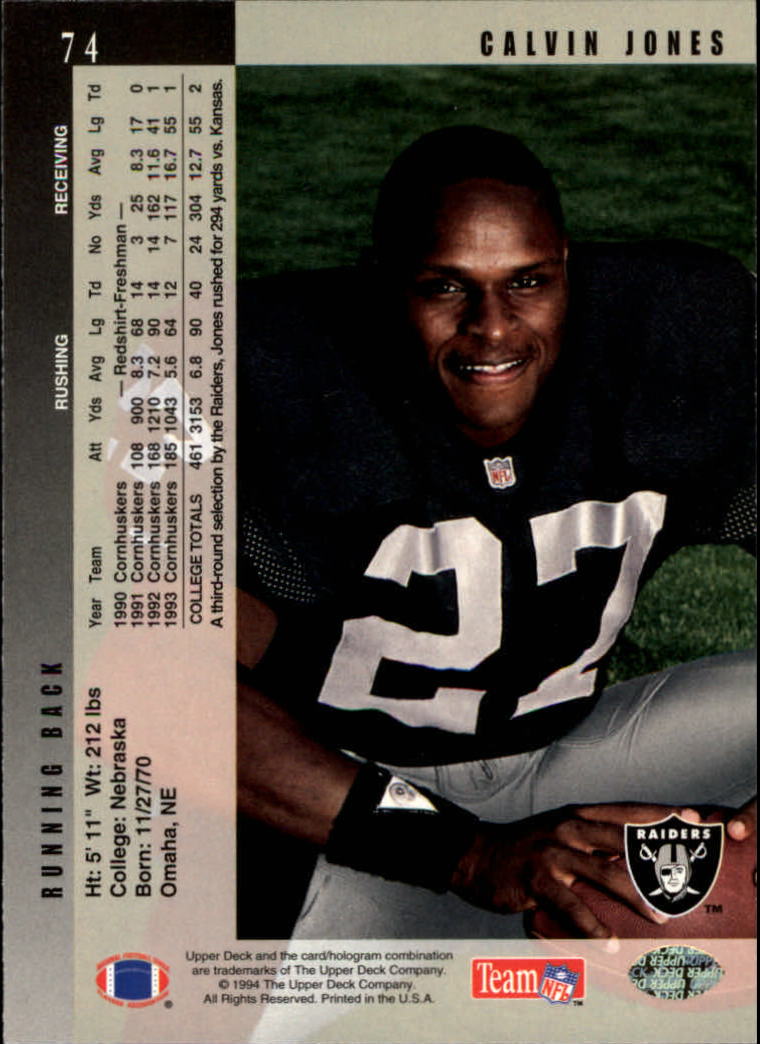 B2176- 1994 Upper Deck FB Card #s 1-249 +Rookies -You Pick- 15+ FREE US SHIP