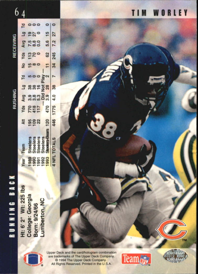 B2394- 1994 Upper Deck Electric Silver FB 1-200 -You Pick- 15+ FREE US SHIP - Picture 123 of 383
