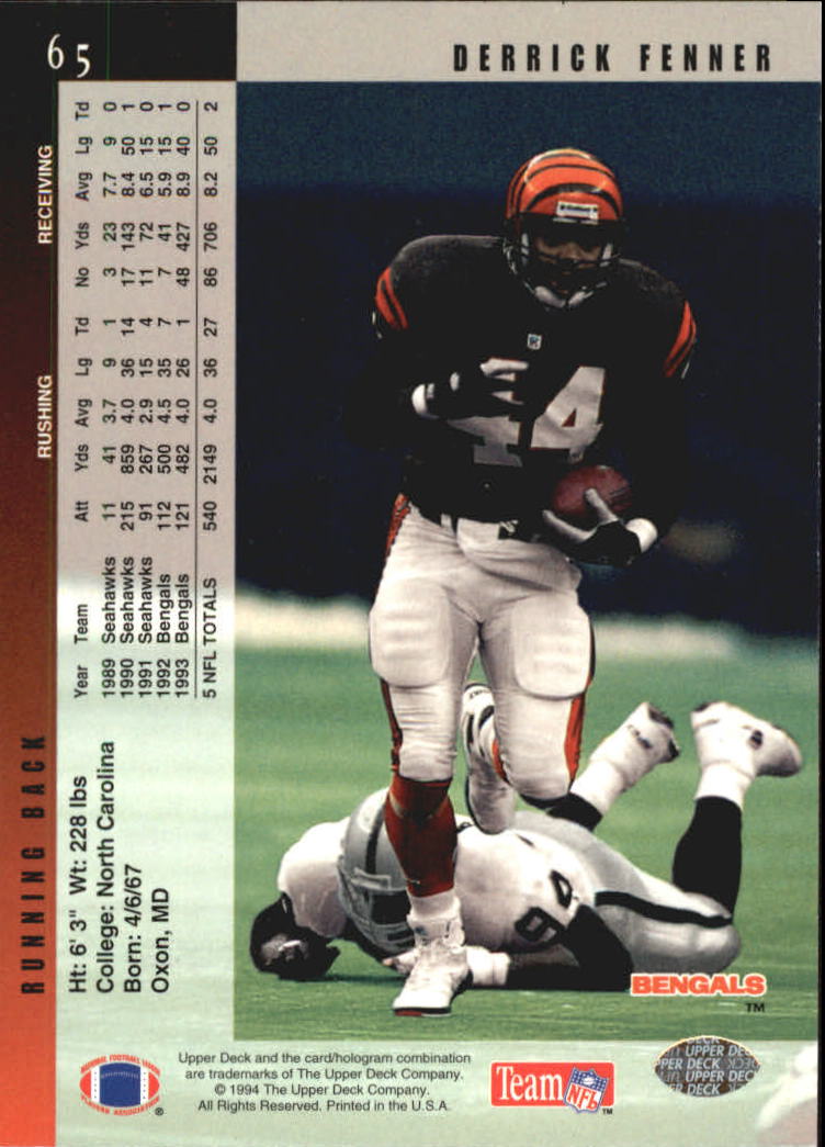 B2394- 1994 Upper Deck Electric Silver FB 1-200 -You Pick- 15+ FREE US SHIP - Picture 125 of 383
