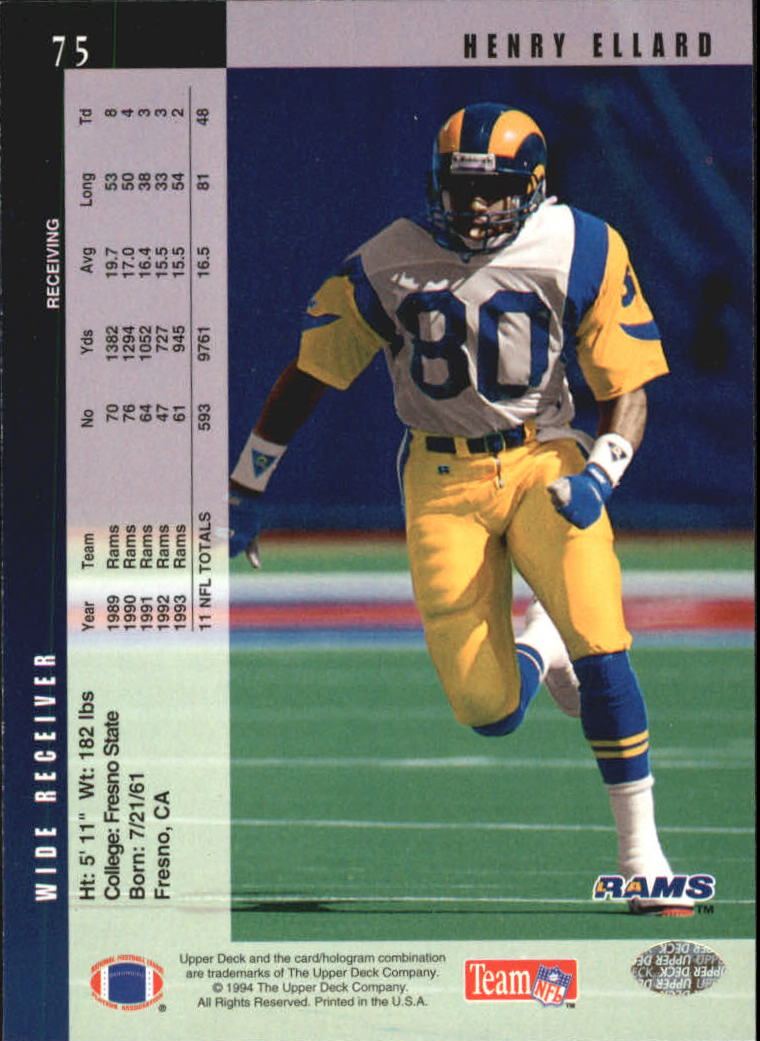 B2394- 1994 Upper Deck Electric Silver FB 1-200 -You Pick- 15+ FREE US SHIP - Picture 143 of 383