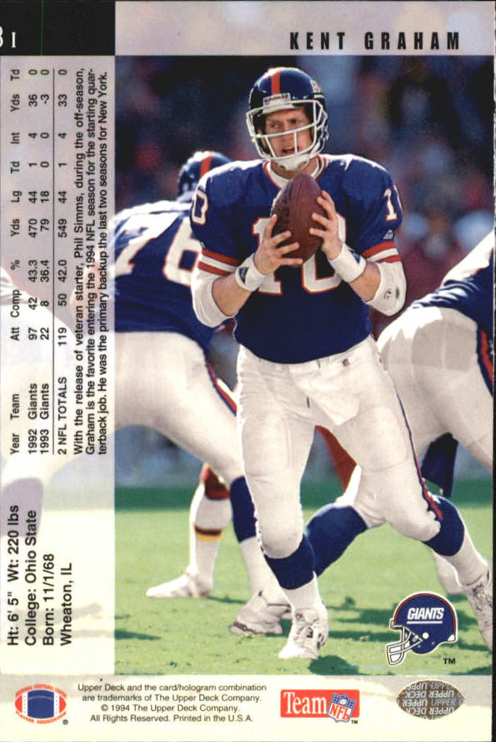 B2394- 1994 Upper Deck Electric Silver FB 1-200 -You Pick- 15+ FREE US SHIP - Picture 153 of 383