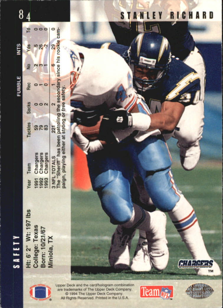 B2394- 1994 Upper Deck Electric Silver FB 1-200 -You Pick- 15+ FREE US SHIP - Picture 157 of 383
