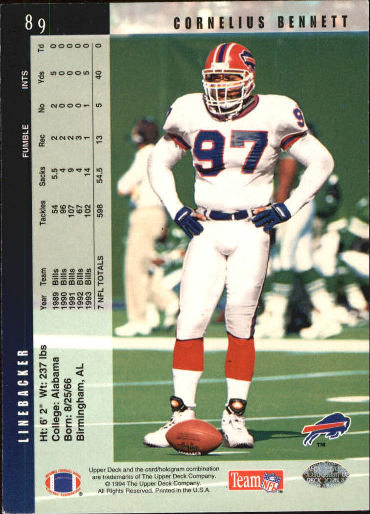 B2394- 1994 Upper Deck Electric Silver FB 1-200 -You Pick- 15+ FREE US SHIP - Picture 165 of 383