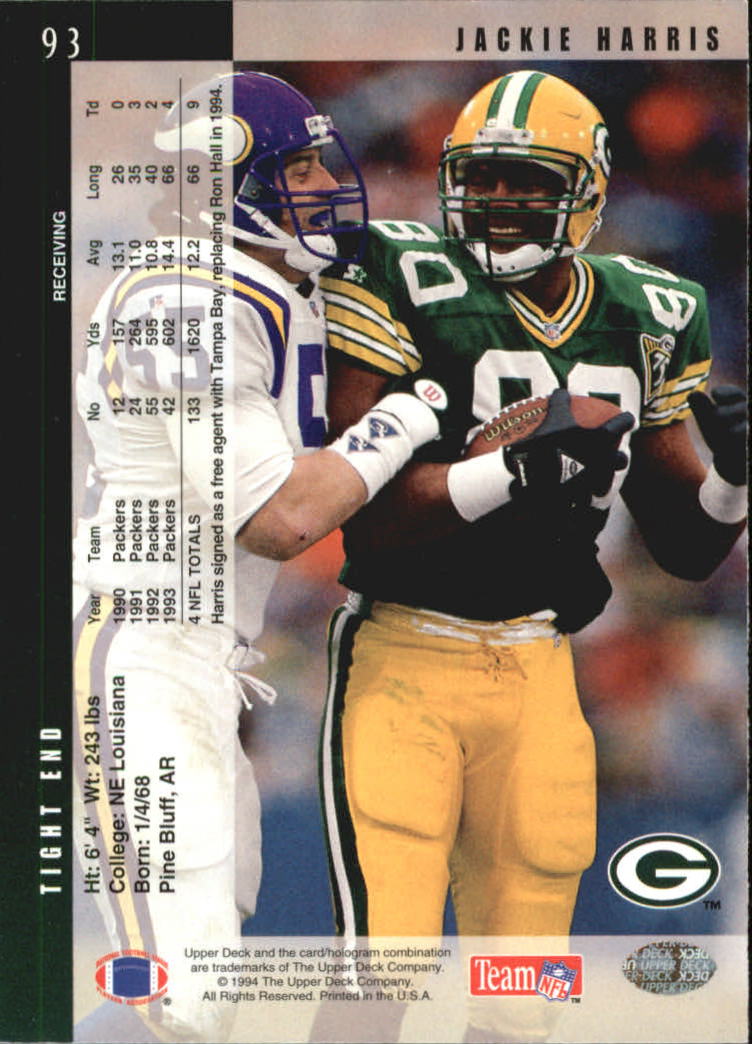 B2394- 1994 Upper Deck Electric Silver FB 1-200 -You Pick- 15+ FREE US SHIP - Picture 175 of 383