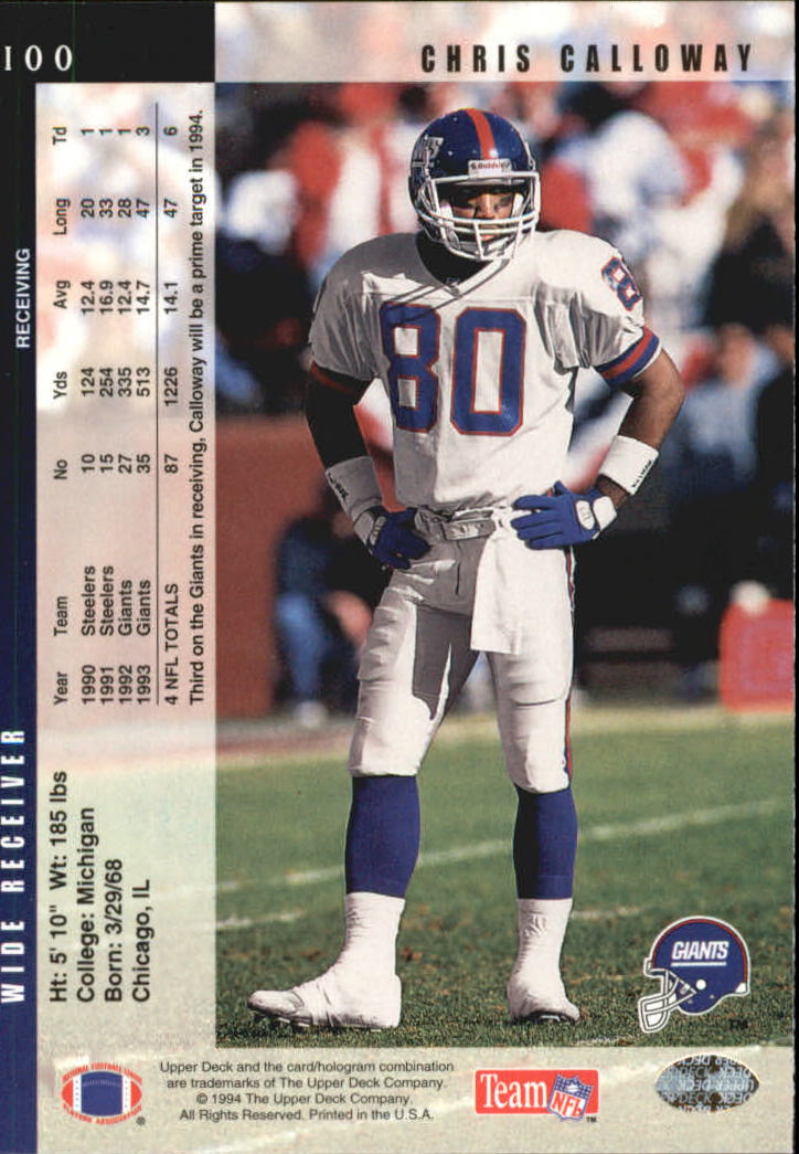 B2394- 1994 Upper Deck Electric Silver FB 1-200 -You Pick- 15+ FREE US SHIP - Picture 187 of 383