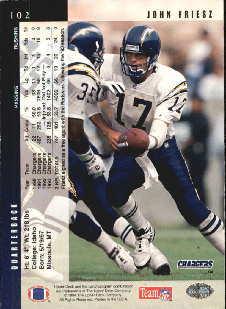 B2394- 1994 Upper Deck Electric Silver FB 1-200 -You Pick- 15+ FREE US SHIP - Picture 191 of 383