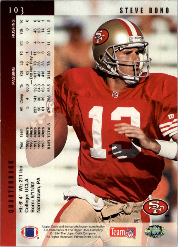 B2394- 1994 Upper Deck Electric Silver FB 1-200 -You Pick- 15+ FREE US SHIP - Picture 193 of 383