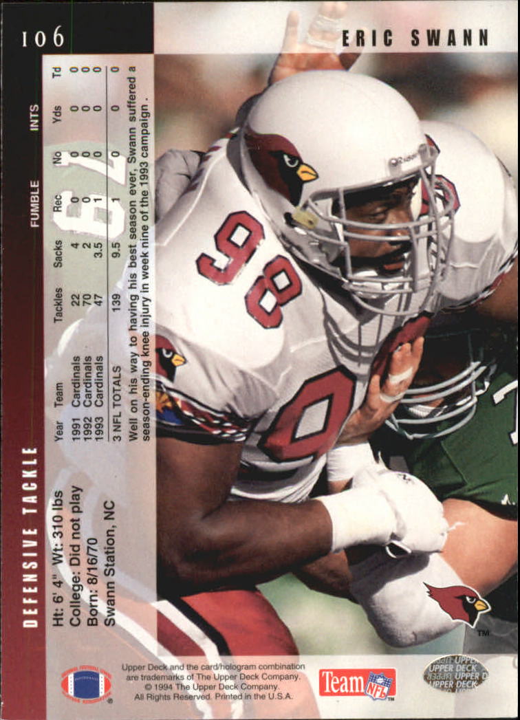 B2394- 1994 Upper Deck Electric Silver FB 1-200 -You Pick- 15+ FREE US SHIP - Picture 199 of 383