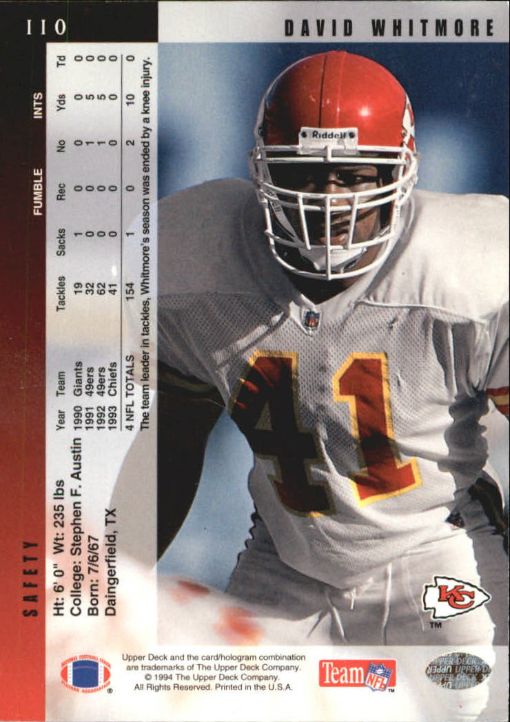 B2394- 1994 Upper Deck Electric Silver FB 1-200 -You Pick- 15+ FREE US SHIP - Picture 207 of 383