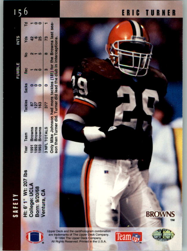 B2394- 1994 Upper Deck Electric Silver FB 1-200 -You Pick- 15+ FREE US SHIP - Picture 299 of 383