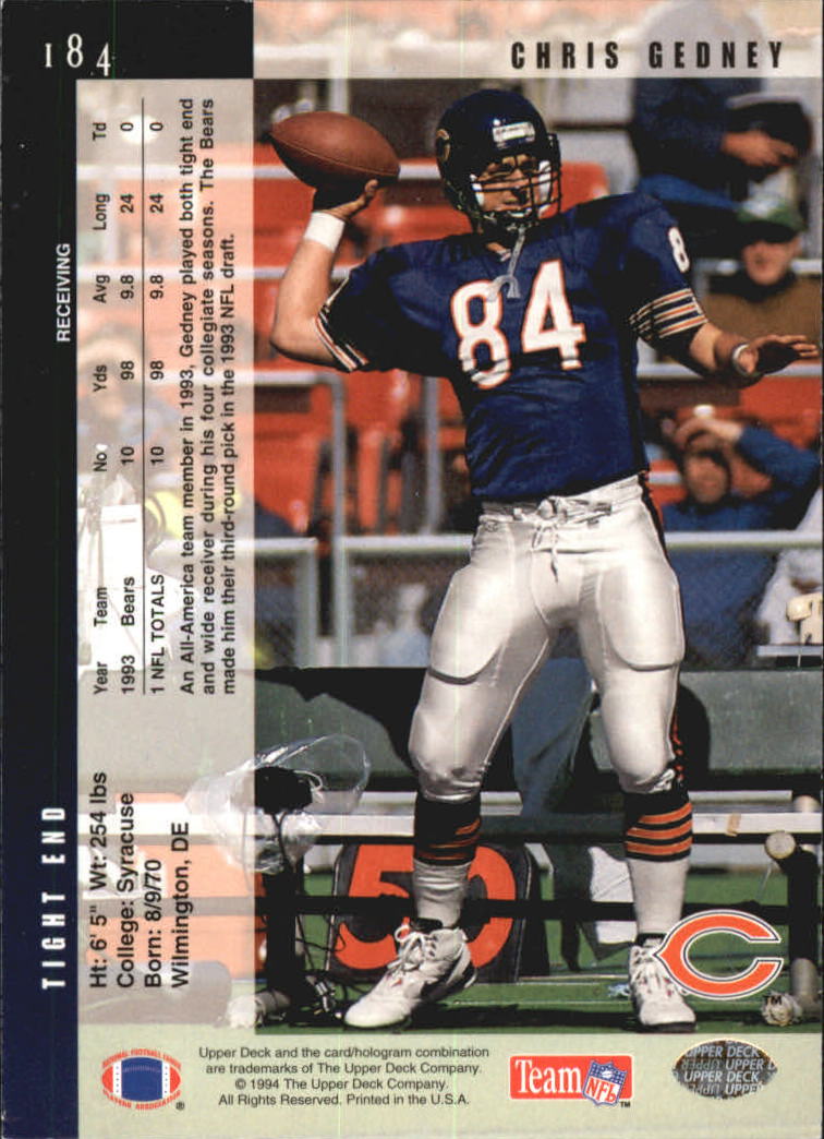 B2394- 1994 Upper Deck Electric Silver FB 1-200 -You Pick- 15+ FREE US SHIP - Picture 353 of 383