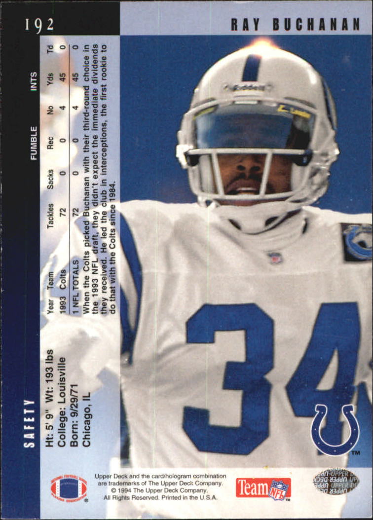 B2394- 1994 Upper Deck Electric Silver FB 1-200 -You Pick- 15+ FREE US SHIP - Picture 367 of 383