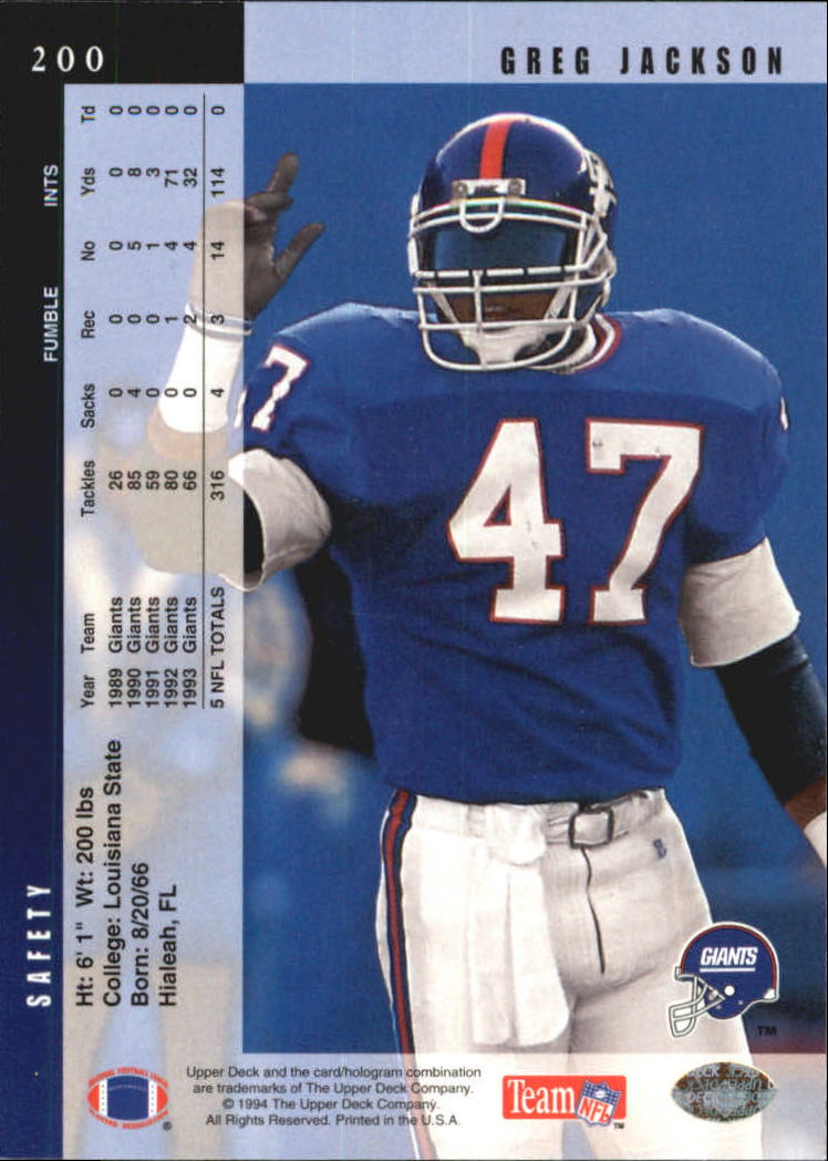 B2394- 1994 Upper Deck Electric Silver FB 1-200 -You Pick- 15+ FREE US SHIP - Picture 383 of 383