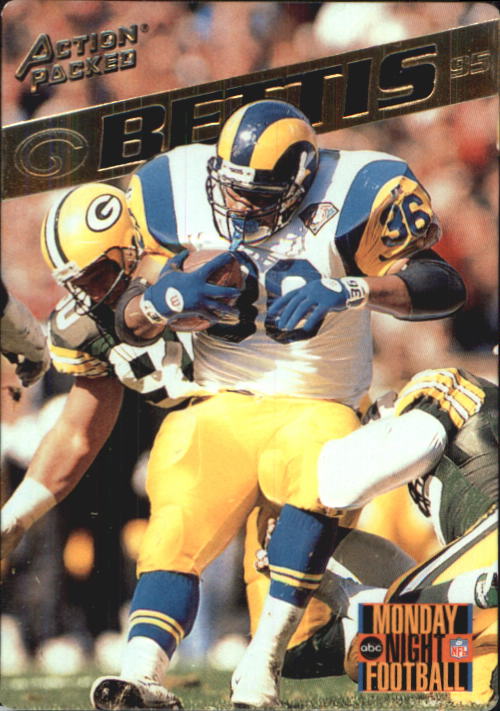 1995 Action Packed Monday Night Football #4 Jerome Bettis