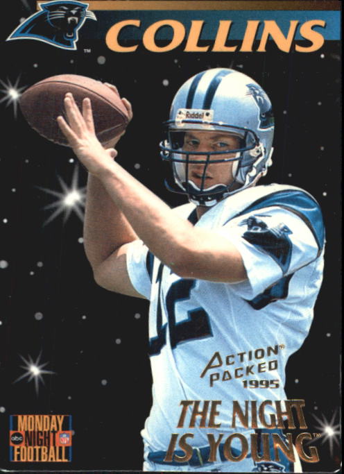 1995 Action Packed Monday Night Football #85 Kerry Collins NY RC
