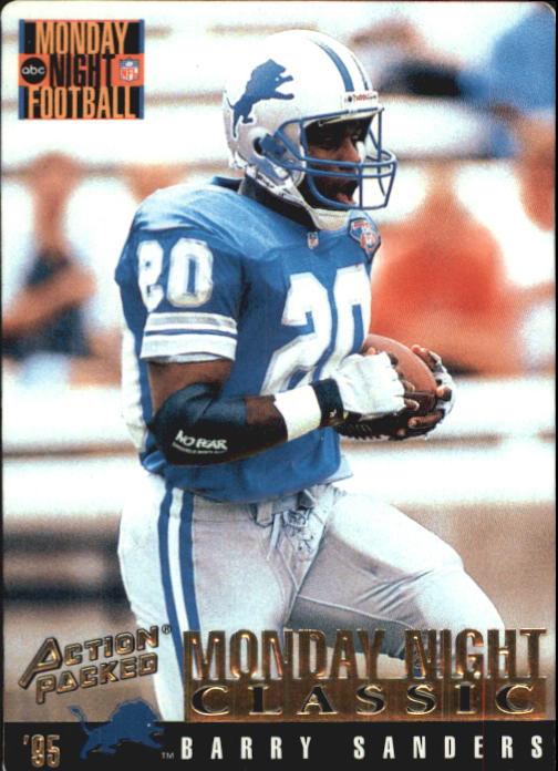 1995 Action Packed Monday Night Football #103 Barry Sanders C