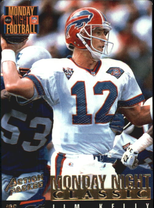 1995 Action Packed Monday Night Football #118 Jim Kelly C