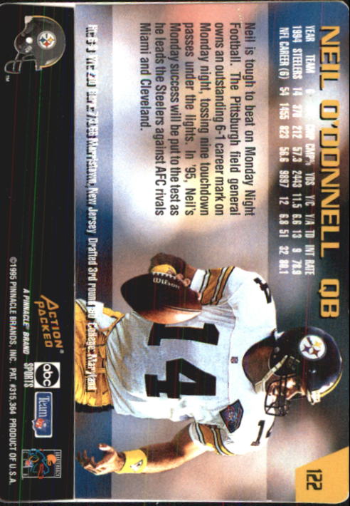 Rodney Hampton 1995 Action Packed Monday Night Football #8