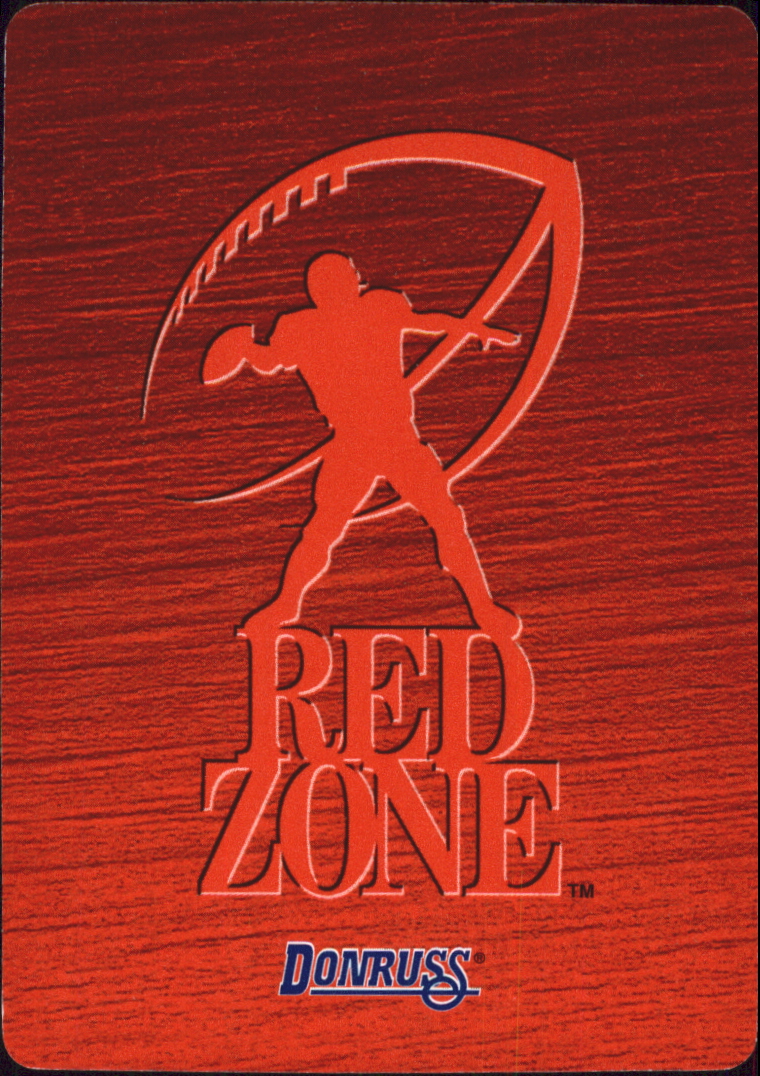 1995 Donruss Red Zone #1 Michael Bankston back image