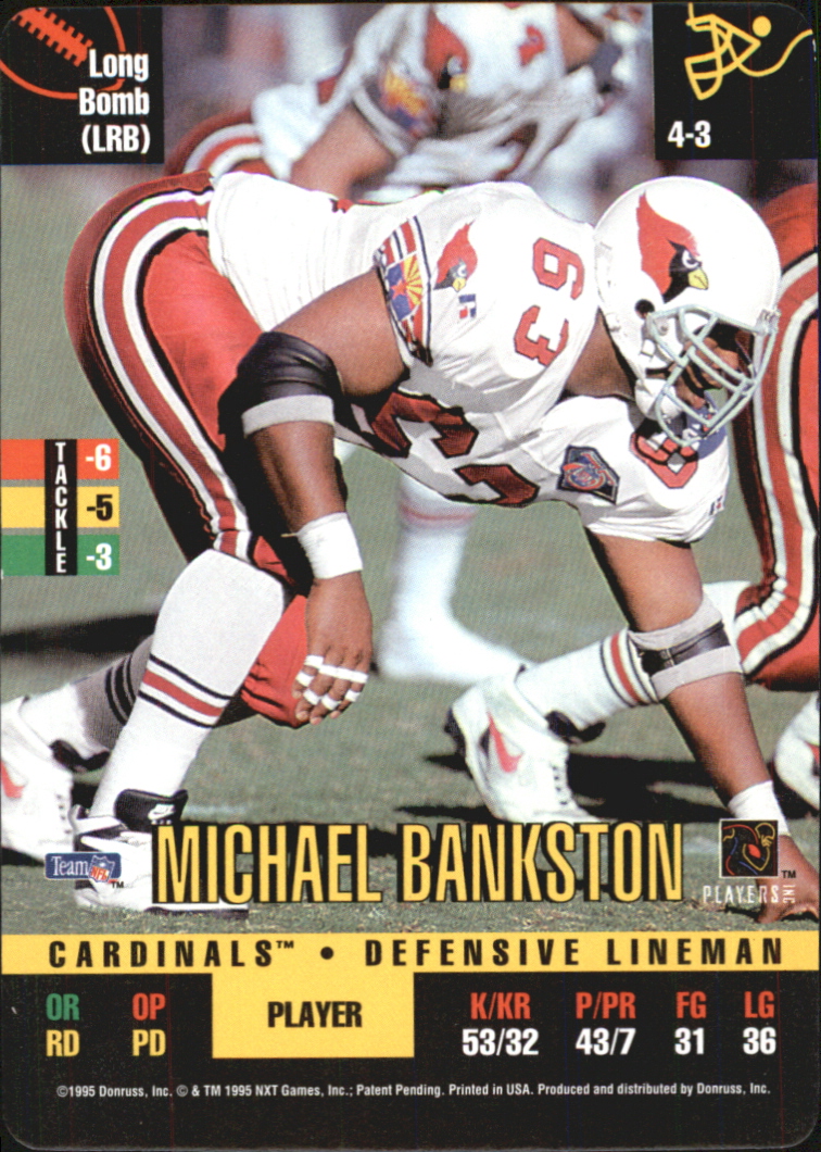 1995 Donruss Red Zone #1 Michael Bankston