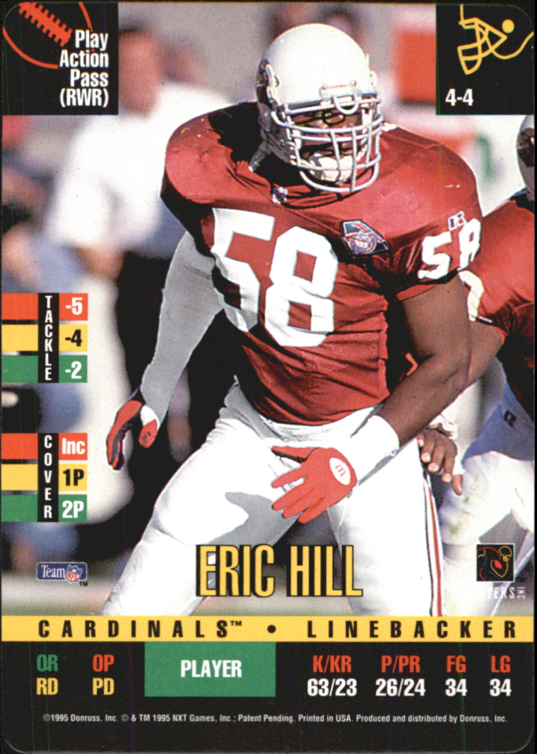 1995 Donruss Red Zone #6 Eric Hill