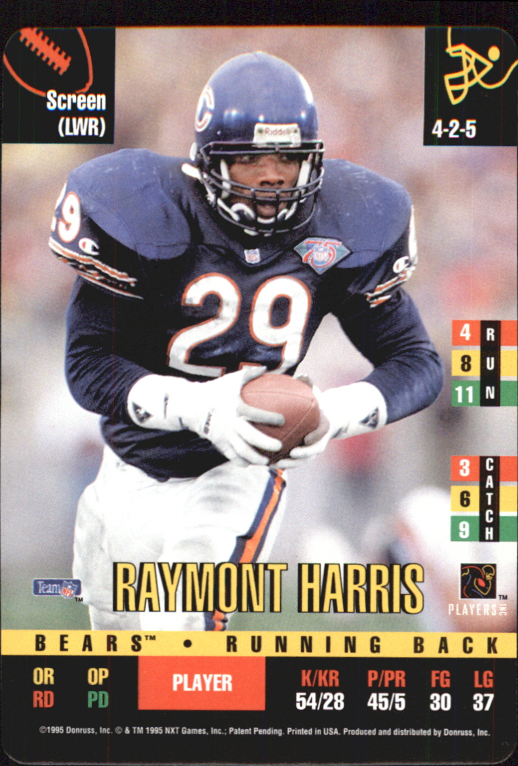 1995 Donruss Red Zone #38 Raymont Harris DP