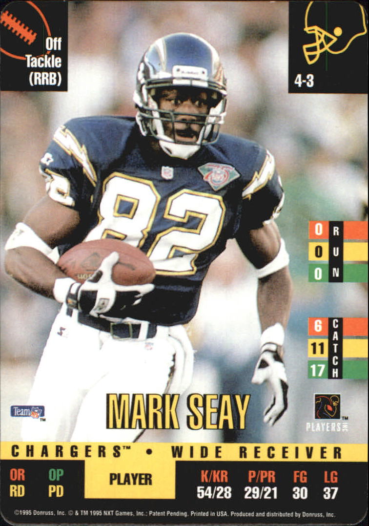 1995 Donruss Red Zone #278 Mark Seay DP