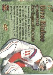1995 Pacific Triple Folders #17 Drew Bledsoe back image