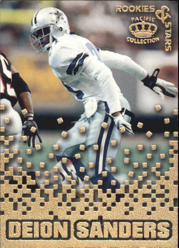 1995 Pacific Triple Folders Rookies and Stars #RS9 Deion Sanders