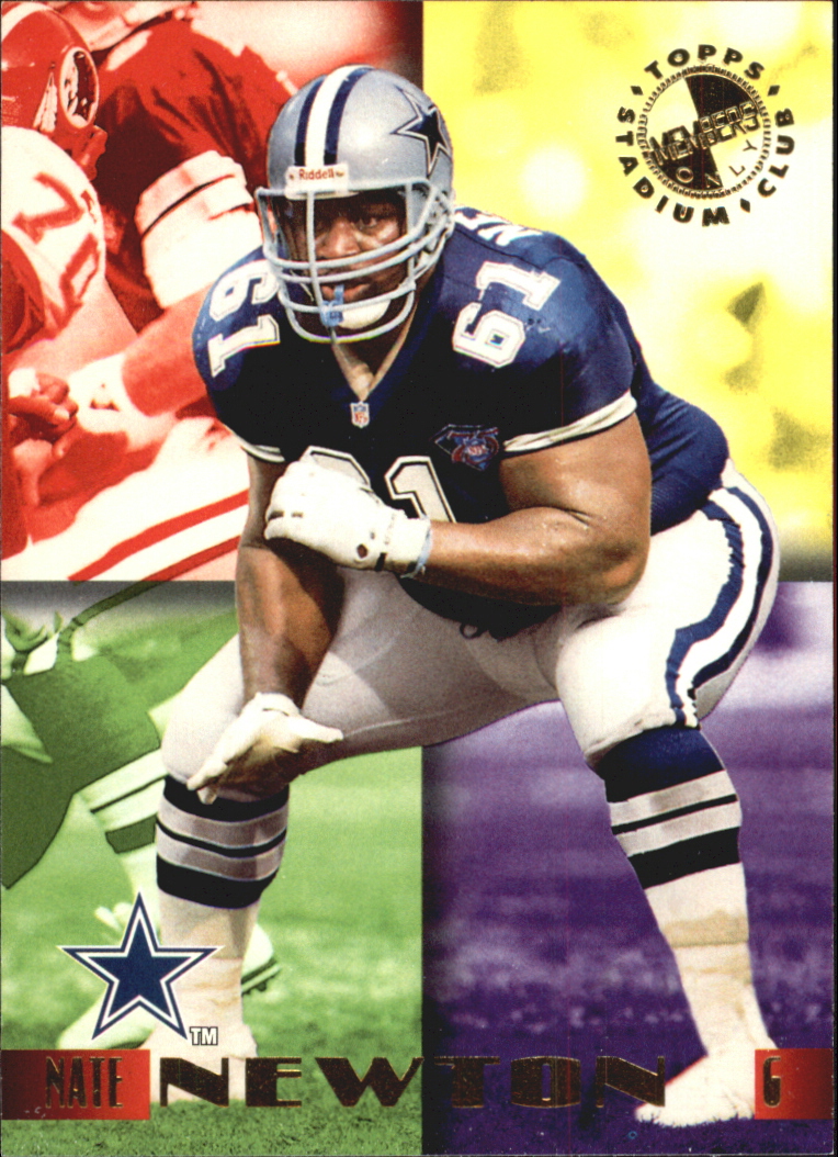 1995 Stadium Club Members Only 50 #25 Nate Newton/Dallas Cowboys