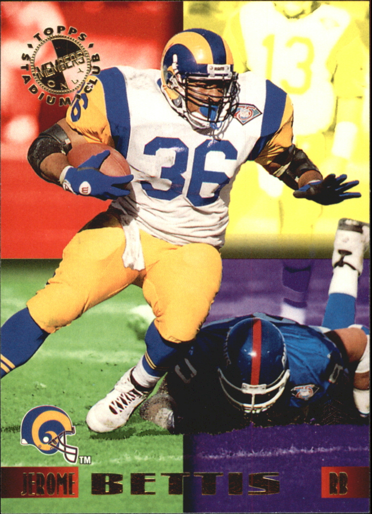 1995 Stadium Club Members Only 50 #33 Jerome Bettis/Los Angeles Rams