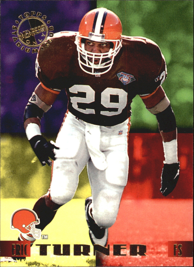 1995 Stadium Club Members Only 50 #43 Eric Turner/Cleveland Browns