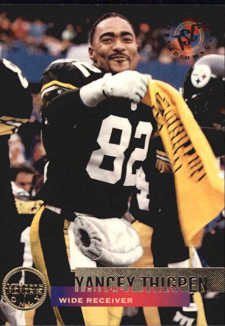 Yancey Thigpen Autographed Pittsburgh Steelers 8x10 Photo - BAS (Jumping)