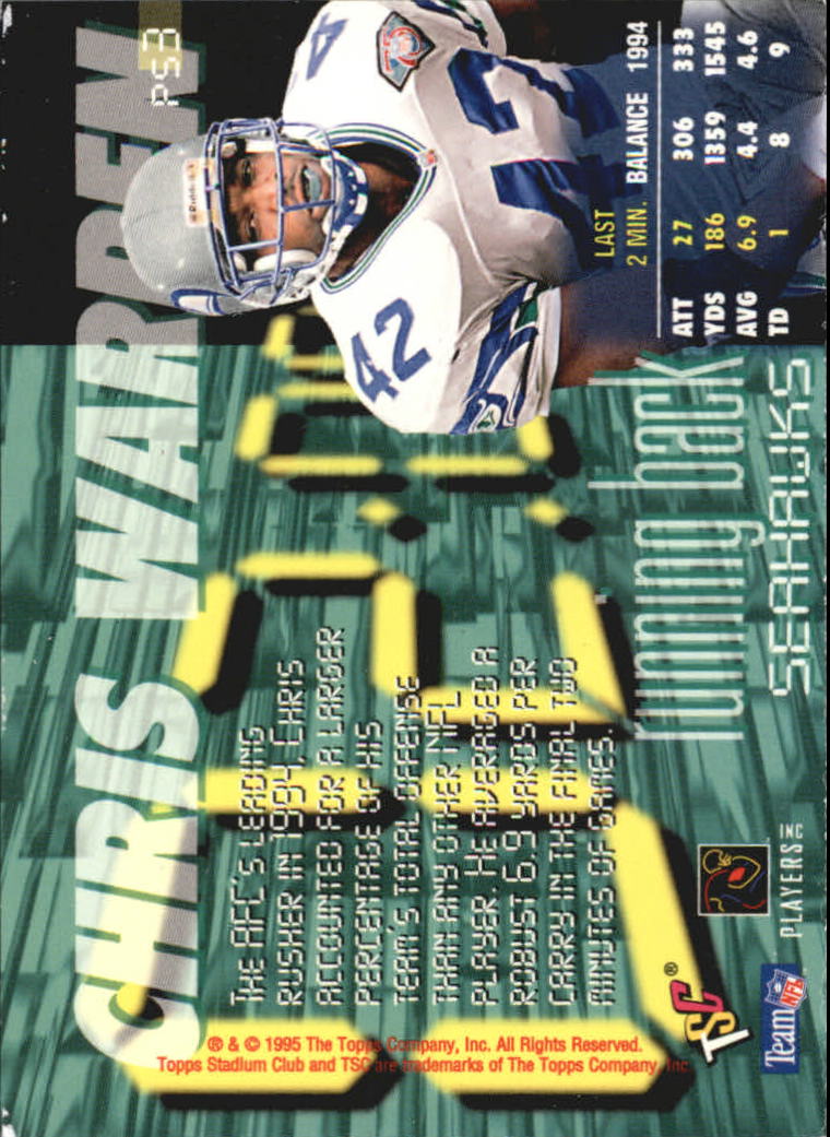 B5371- 1995 Stadium Club Members Only FB 251-450 You Pick- 15+ FREE US SHIP - Picture 273 of 279