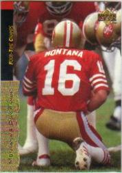 1995 Upper Deck Joe Montana Box Set #21 Joe Montana/Four-Time Champs