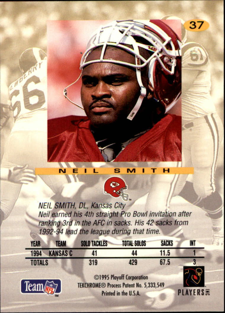 1995 Absolute #37 Neil Smith back image