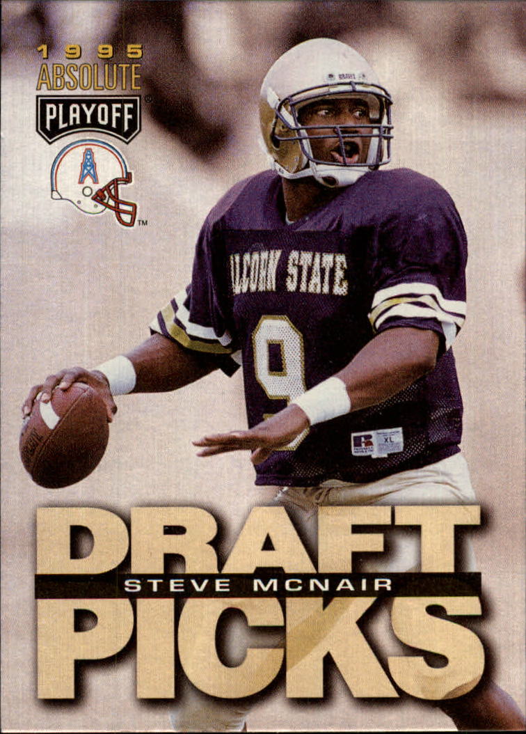 Steve McNair Football Card (Houston Oilers, QB) 1995 Classic Draft Rookie  #100