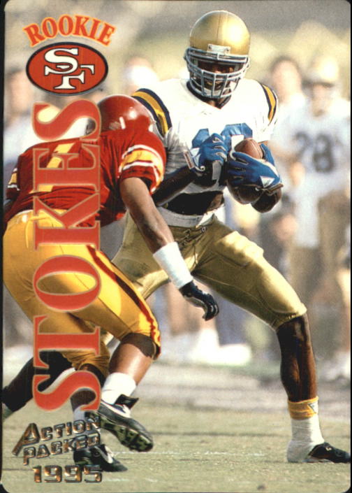 1995 Action Packed Football Card 39 J J Stokes Rookie EBay