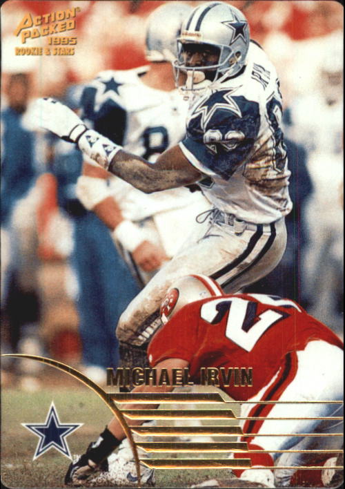 1995 Action Packed Rookies/Stars #17 Michael Irvin