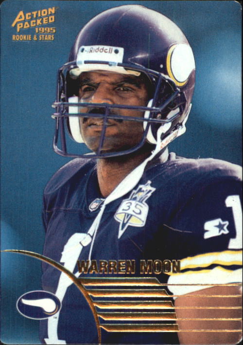 1995 Action Packed Rookies/Stars #28 Warren Moon - NM-MT