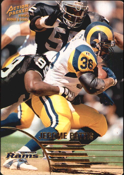 1995 Action Packed Rookies/Stars #75 Jerome Bettis