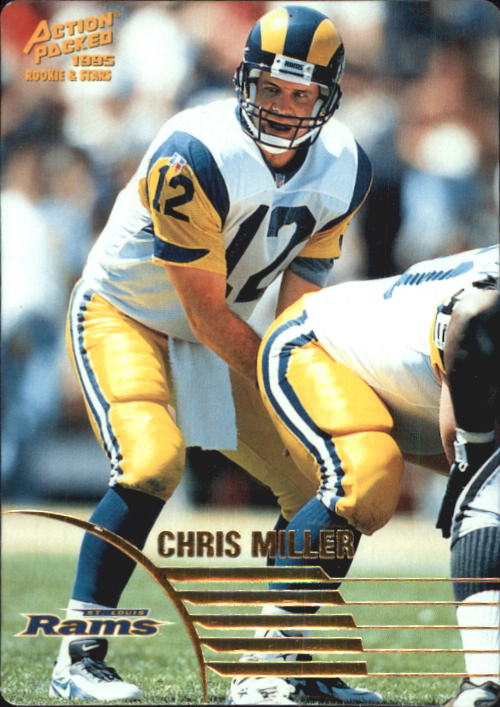1995 Action Packed Rookies/Stars #80 Chris Miller