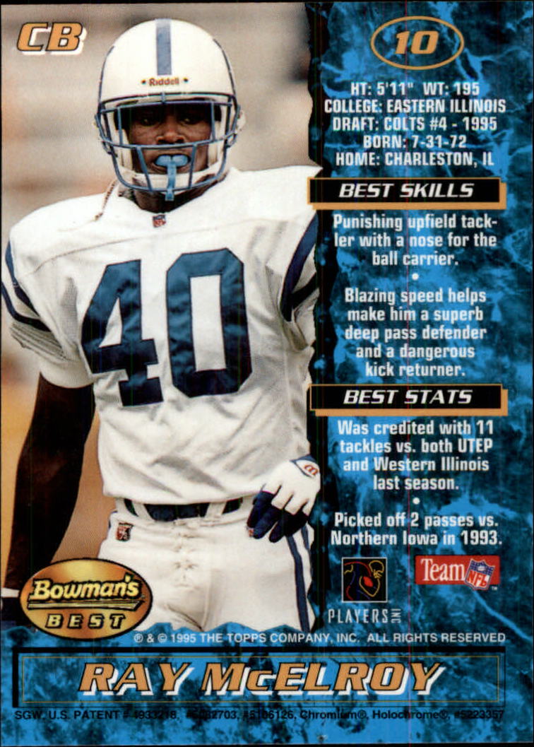 A4078- 1995 Bowman's Beste Fb Karten Rookies Und Tierärzte -du Pick- 15 + Free - Bild 19 von 445