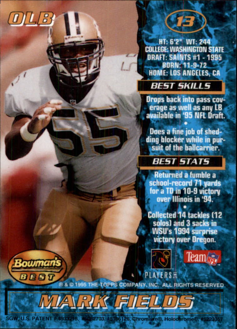 A4078- 1995 Bowman's Beste Fb Karten Rookies Und Tierärzte -du Pick- 15 + Free - Bild 23 von 445