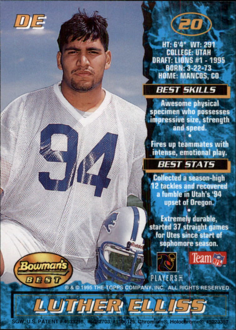 A4078- 1995 Bowman's Beste Fb Karten Rookies Und Tierärzte -du Pick- 15 + Free - Bild 33 von 445