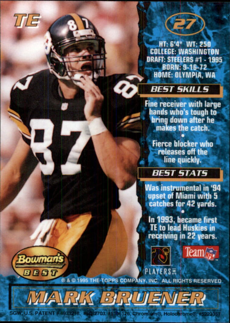 A4078- 1995 Bowman's Beste Fb Karten Rookies Und Tierärzte -du Pick- 15 + Free - Bild 43 von 445