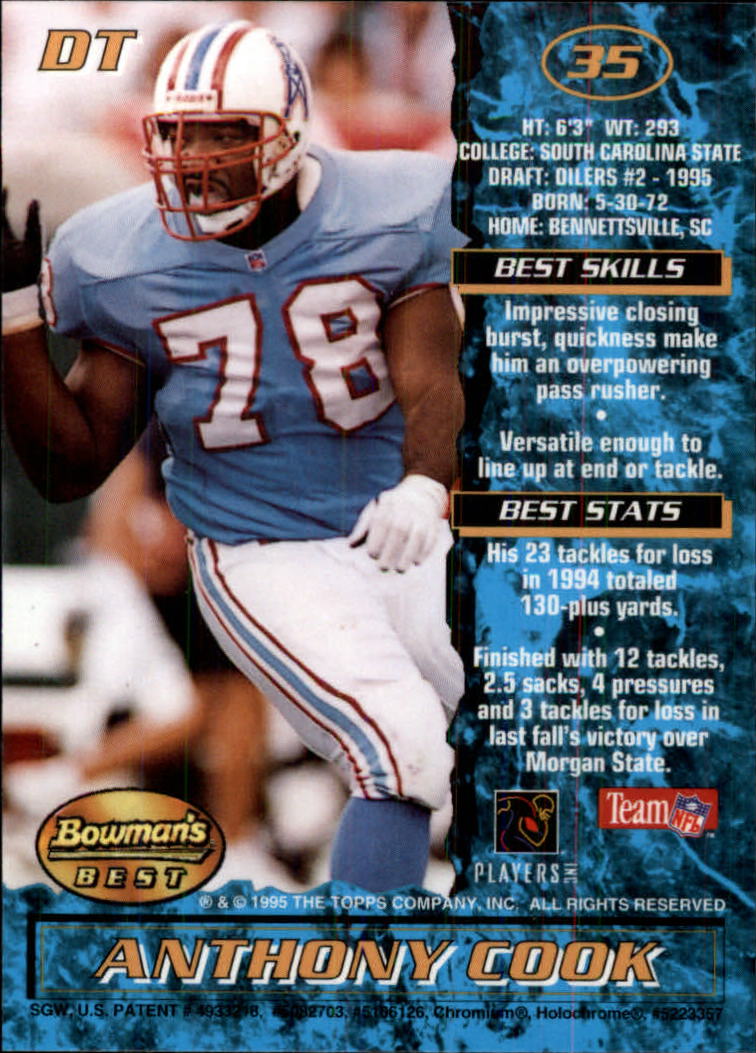 A4078- 1995 Bowman's Beste Fb Karten Rookies Und Tierärzte -du Pick- 15 + Free - Bild 59 von 445