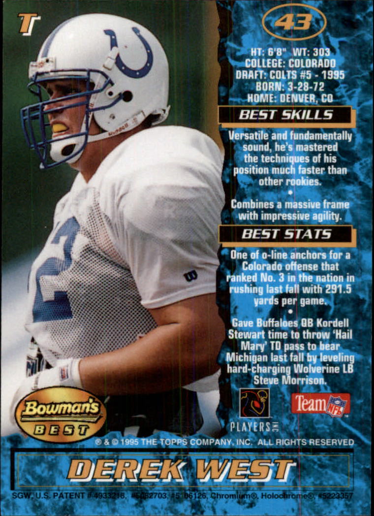 A4078- 1995 Bowman's Beste Fb Karten Rookies Und Tierärzte -du Pick- 15 + Free - Bild 73 von 445