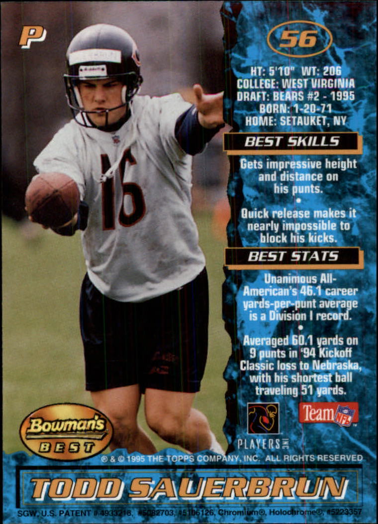 A4078- 1995 Bowman's Beste Fb Karten Rookies Und Tierärzte -du Pick- 15 + Free - Bild 99 von 445