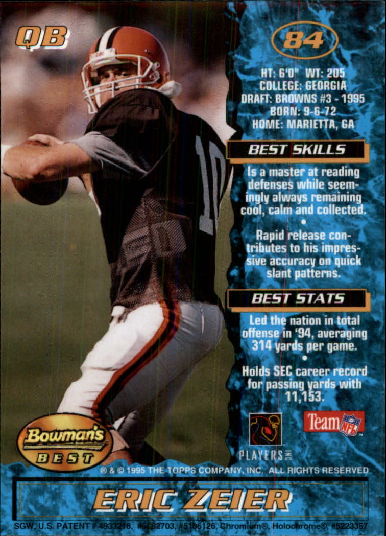 A4078- 1995 Bowman's Beste Fb Karten Rookies Und Tierärzte -du Pick- 15 + Free - Bild 153 von 445